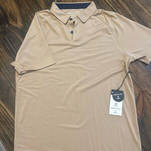 Kenneth Cole Men's Beige Polo Shirt